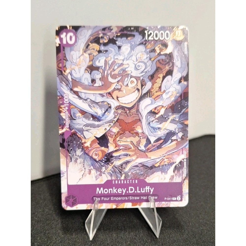 One Piece Monkey D. Luffy P-041 English 041 Purple Starter Deck